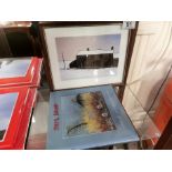 Peter Brook (1927-2009) Framed Print, pls Signed Book & Autograph Card