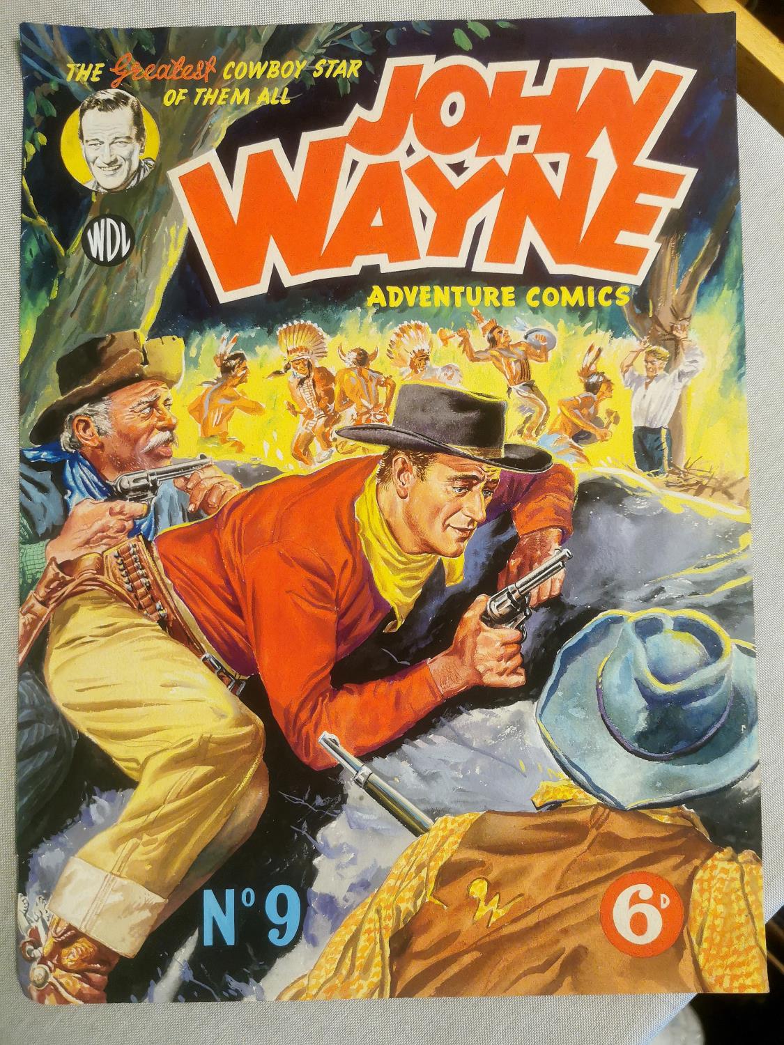 Original Art by Walt Howarth (1927-2008) of John Wayne's Western Adventure Comics No. 9 + Randolph S - Image 3 of 3