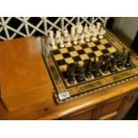 Vintage Chess Set inc Box & Board