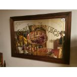 Original Coach & Horse Ales & Stouts Pub Mirror - Breweriana Interest - 94x68cm - from the Con Clusk