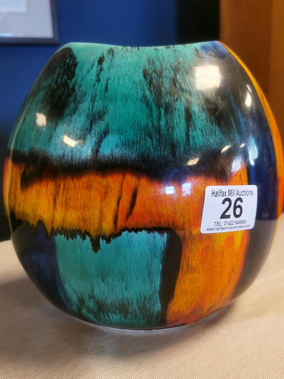 Poole Pottery Volcano Vase - 18cm high - Image 2 of 3