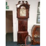 Large 1820's Joseph Lister of Halifax Grandfather Clock - 240cm high - from the Con Cluskey (The Bac