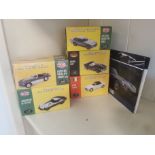 Set of Five Boxed Atlas Dinky Sports Car Die Cast Toys