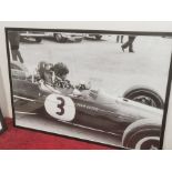 B&W Formula One Jarrots Collection Framed Photo Art
