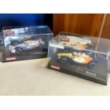 Pair of F1 Carrera McLaren Lewis Hamilton & Renault Fernando Alonso Model Cars