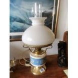 Electrified Vintage Oil Lamp