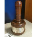 Batley Variety Club Commemorative 1966 Auctioneers Gavel - to mark the laying of the foundation ston