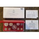 Franklin Mint Sterling Silver Proof Bahamas Coin Currency Set