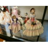 Collection of Four Royal Doulton Lady Figures inc Daydreams, Dinky Do, Christmas Morn & Sunday Best