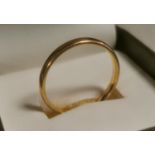 22ct Gold Wedding Band Ring, size U