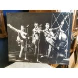Mid-60's Bachelors Promotional Photo Board, signed by all three members of the band, 58.5x47cm - Par