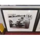 B&W Formula One Jarrots Collection Framed Photo Art