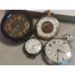 Collection of Pocketwatches inc Two Waltham Examples