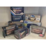 Collection of Boxed Corgi and Exclusive First Editions Die-Cast Toy Buses