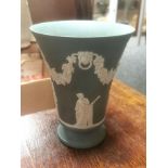 Teal Green Wedgwood Jasperware Vase