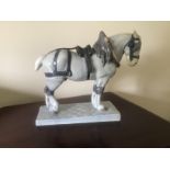 Royal Copenhagen Rare '471' Percheron Shire Horse