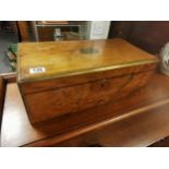 Extended Antique Walnut Writing Box