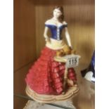 Royal Worcester Limited Edition 'Teatime at the St Leger Doncaster' Porcelain Romany Gypsy Figure