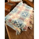 Gilmore's Village Weave (Fareham Dorset) Vintage Wool Throw