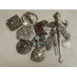 Good Collection of Various Sterling Silver and 925 Brooches inc Celtic Examples