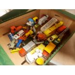 Box of Die Cast Toys and Cars