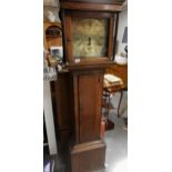 20th Century Brass Faced Barnsley Grandfather Clock