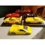 Collection of Maisto and Burago Die Cast Sports Car Toys