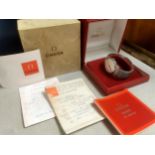 1960's Boxed Omega Wristwatch w/all paperwork