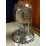 Avia Pendulum/Anniversary Domed Clock 23 cm High