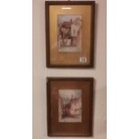 Pair of Framed York Watercolours by Featherstone Robson (1880-1936)