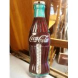 Vintage Coca Cola Thermometer Advertising Sign 41 cm