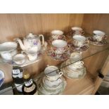 Set of Royal Winton Chintz Teaware