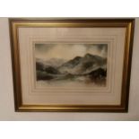 Signed Countryside Watercolour by local Yorkshire Artist Peter Wood