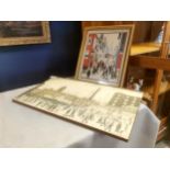 LS Lowry Embroidered Piece + 1928 Signed 'Outside the Mil' on wood block