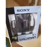 Retro Boxed Sony WM-B12 Walkman Personal Stereo Cassette Player