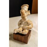 Pre-Colombian Terracotta Female Figure - 10cm high