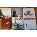 Group of 6x LP Vinyl Records by Eric Clapton