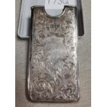 Chester 1905 Hallmarked Silver Card Holder