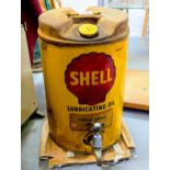 Original Shell Lubricating Oil Single Shell Petrol Can - Automobilia Interest