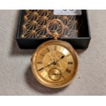 Antique 18ct Gold London Hallmarked Pocketwatch - marked CB and HB&S, Assay Mark 'L' dates the watch