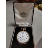Gold Plated Waltham Cased Hunter Pocketwatch