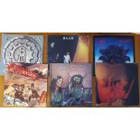 Good Collection of 6 Hard Rock/Metal LP Vinyl Records, including Rush, Bachman Turner Overdrive etc
