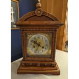 Haller & Benzing DRGM German Antique Mantel Clock - 41cm high