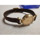 Tissot Vintage Ladies Watch - marked 375 to reverse