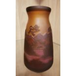 Decorative Vase w/Galle Detail to body