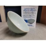 19th Century Chinese Celadon Bowl w/authenticity from Desaru Shipwreck
