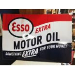 Large Esso Automobilia Advertising Sign, 83x57cm