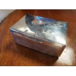 London 1945 Silver Cigarette/Jewellery Box approx 210g