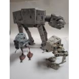Star Wars Empire Strikes Back AT-AT Walker and two Scout Walkers