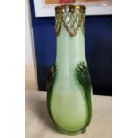 Early 1900's Loetz Glass Austrian/Hungarian Glass Vase, 19cm high